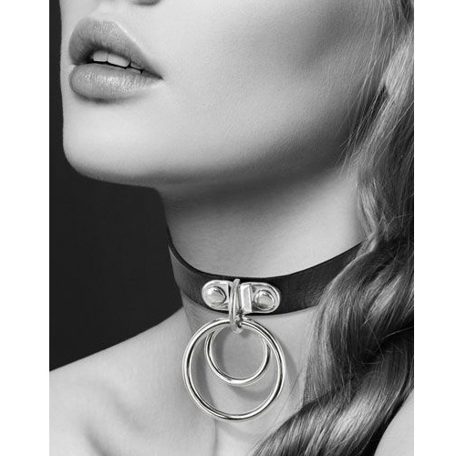 Чокер с двумя кольцами