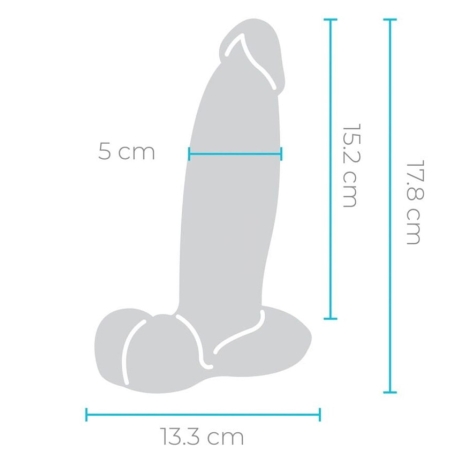 Фаллос b-Vibe Slipskin 7" Girthy