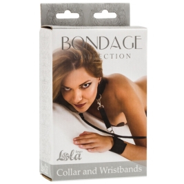 Набор для бондажа Collar and Wristbands