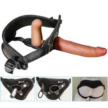 Страпон с 2 насадками Woman Strap 7"