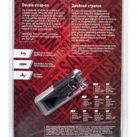 Страпон ToyFa Black&amp;Red