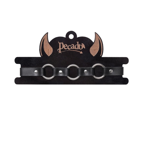 Чокер-ошейник из кожи Pecado 03121