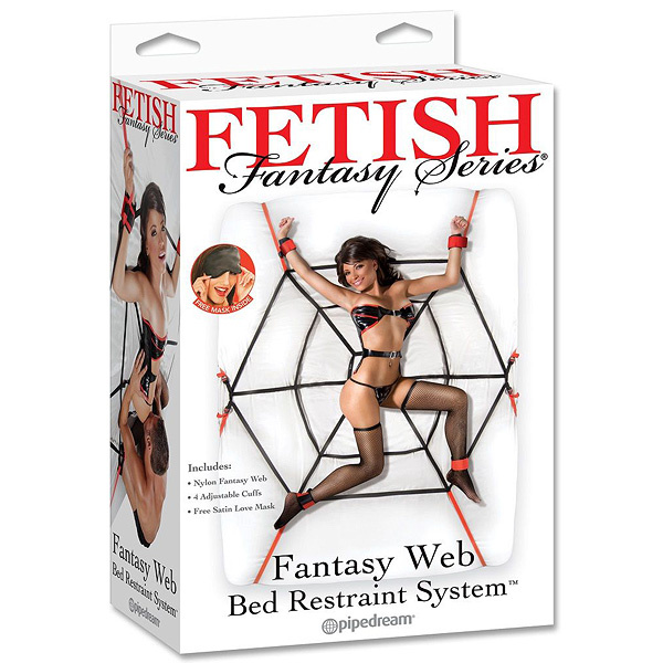 Набор для фиксации на кровати Fantasy Web Bed Restraint System