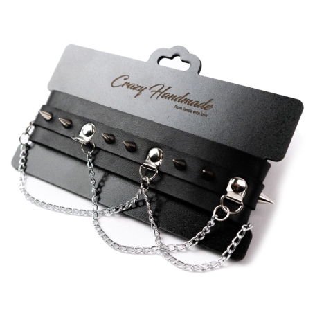 Чокер с шипами Crazy Handmade CH-2021