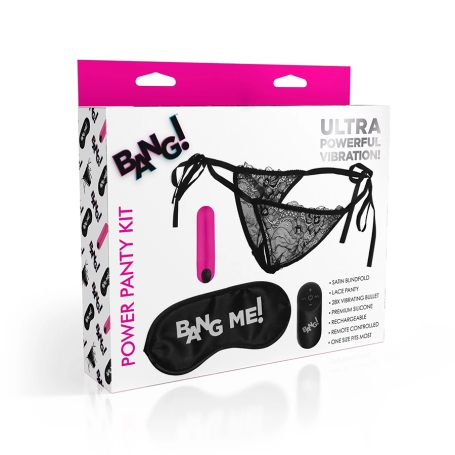 Трусики с вибратором 28X Power Bang