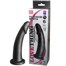 Фаллос-насадка Platinum Bent, Lovetoy