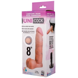 Фаллос-насадка Unicock 8"